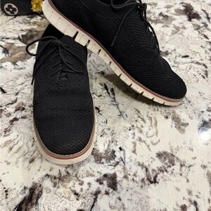 Cole Haan Black Knit Sneakers